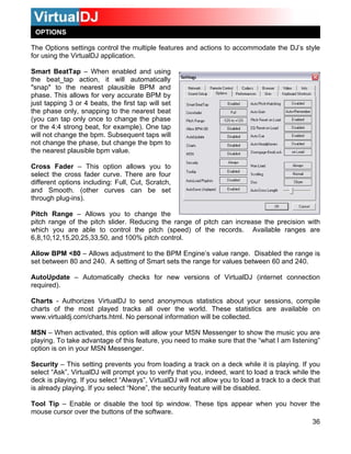 Virtualdj 5.1 user guide | PDF