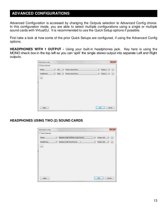 Virtual dj 7 audio setup guide