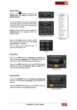 Virtual dj 8 user guide | PDF