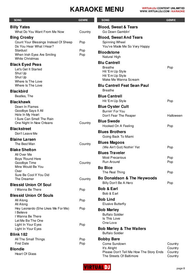 Virtual dj karaoke_catalog_20150211