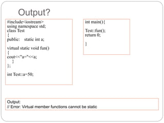 Virtual Function and Polymorphism.ppt