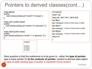 Output 5 Classes Virtual Function and Polymorphism.ppt