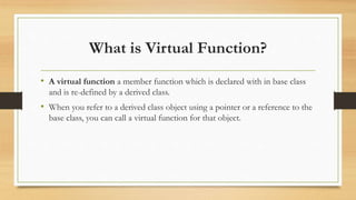 Virtual function complete By Abdul Wahab (moon sheikh) | PPT