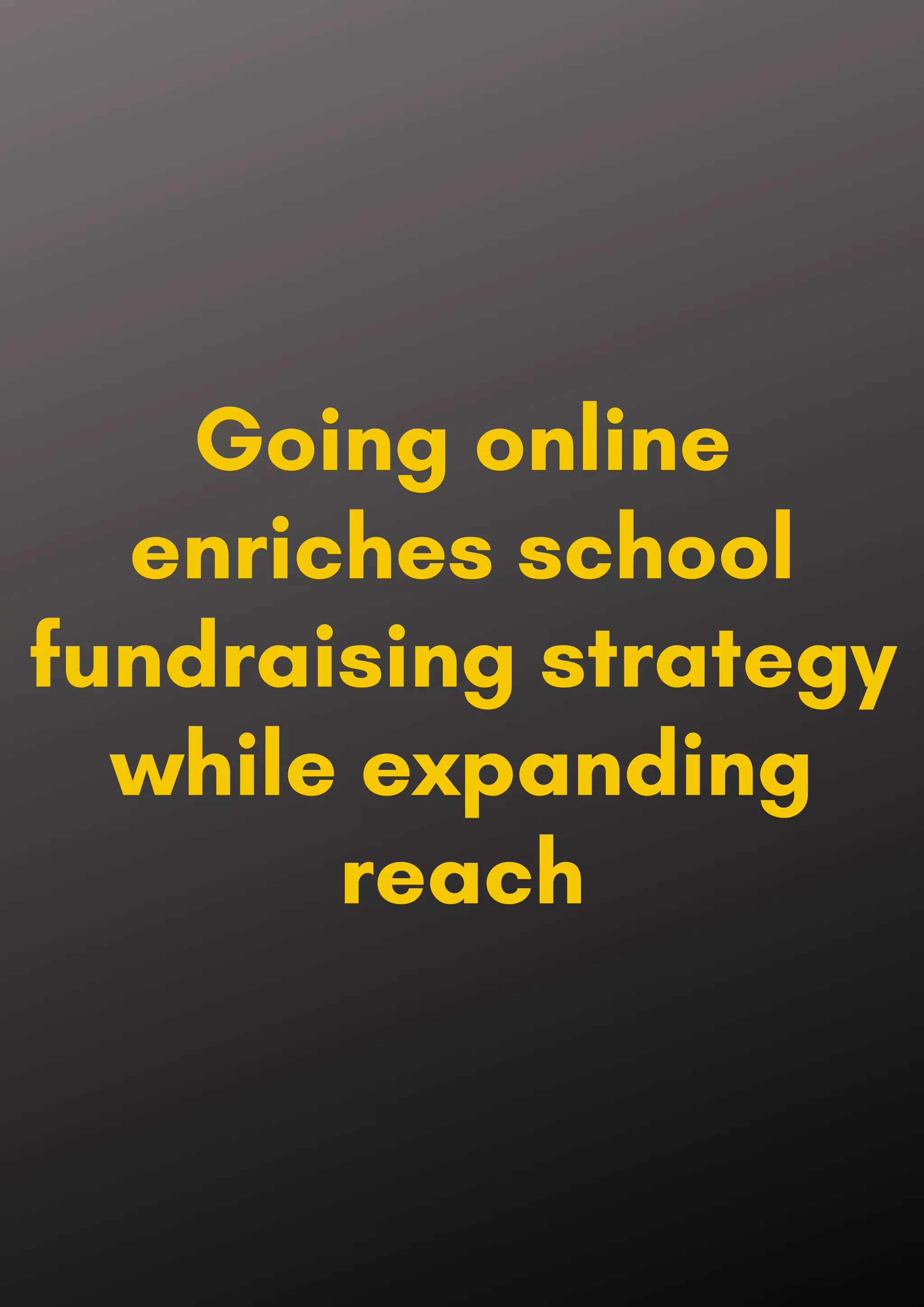Virtual Fundraising Ideas for Schools are Here to Stay PDF