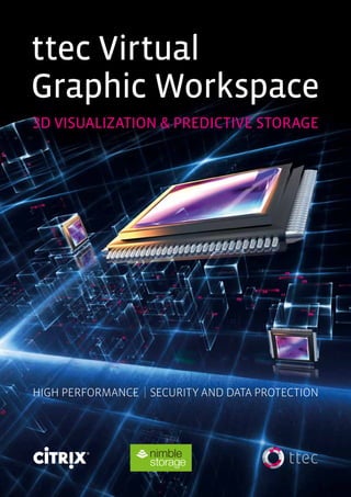 HIGH PERFORMANCE SECURITY AND DATA PROTECTION
3D VISUALIZATION & PREDICTIVE STORAGE
ttec Virtual
Graphic Workspace
 