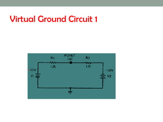 Virtual Ground Circuit 1 