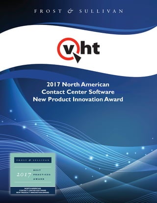 2017 North American
Contact Center Software
New Product Innovation Award
 