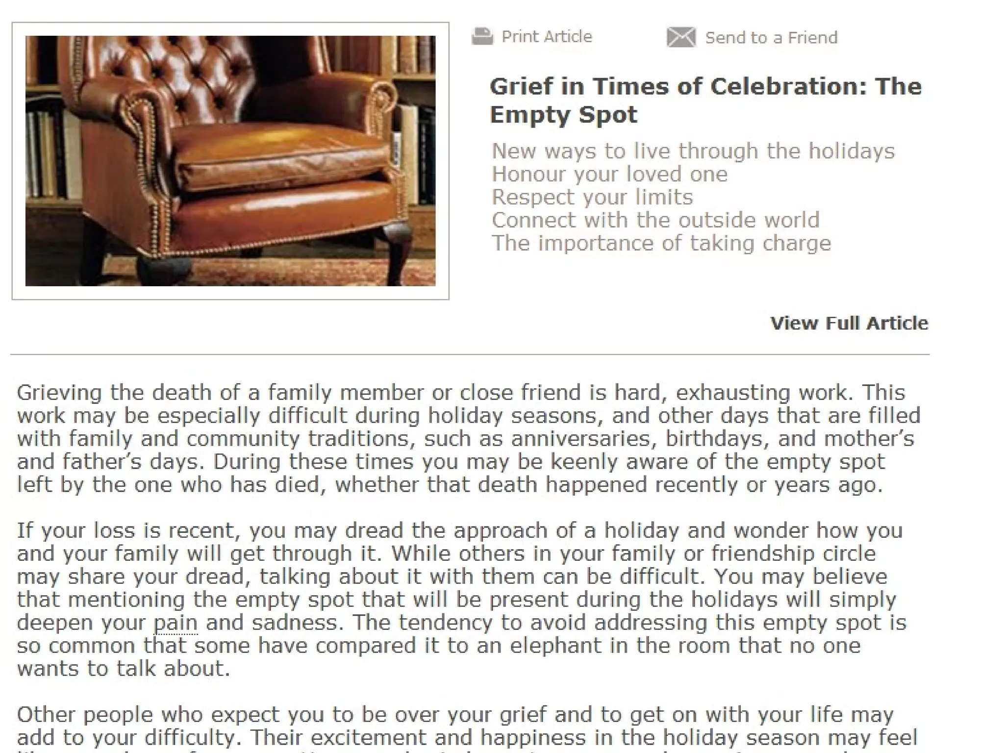 Resources
• Programs and Services – 600+ listings of local,
  regional and national
• Books, Links and More – 800+ third-party
  resources vetted by clinical team
• Glossary – plain language
 