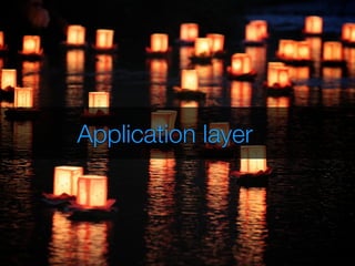 Application layer 
 