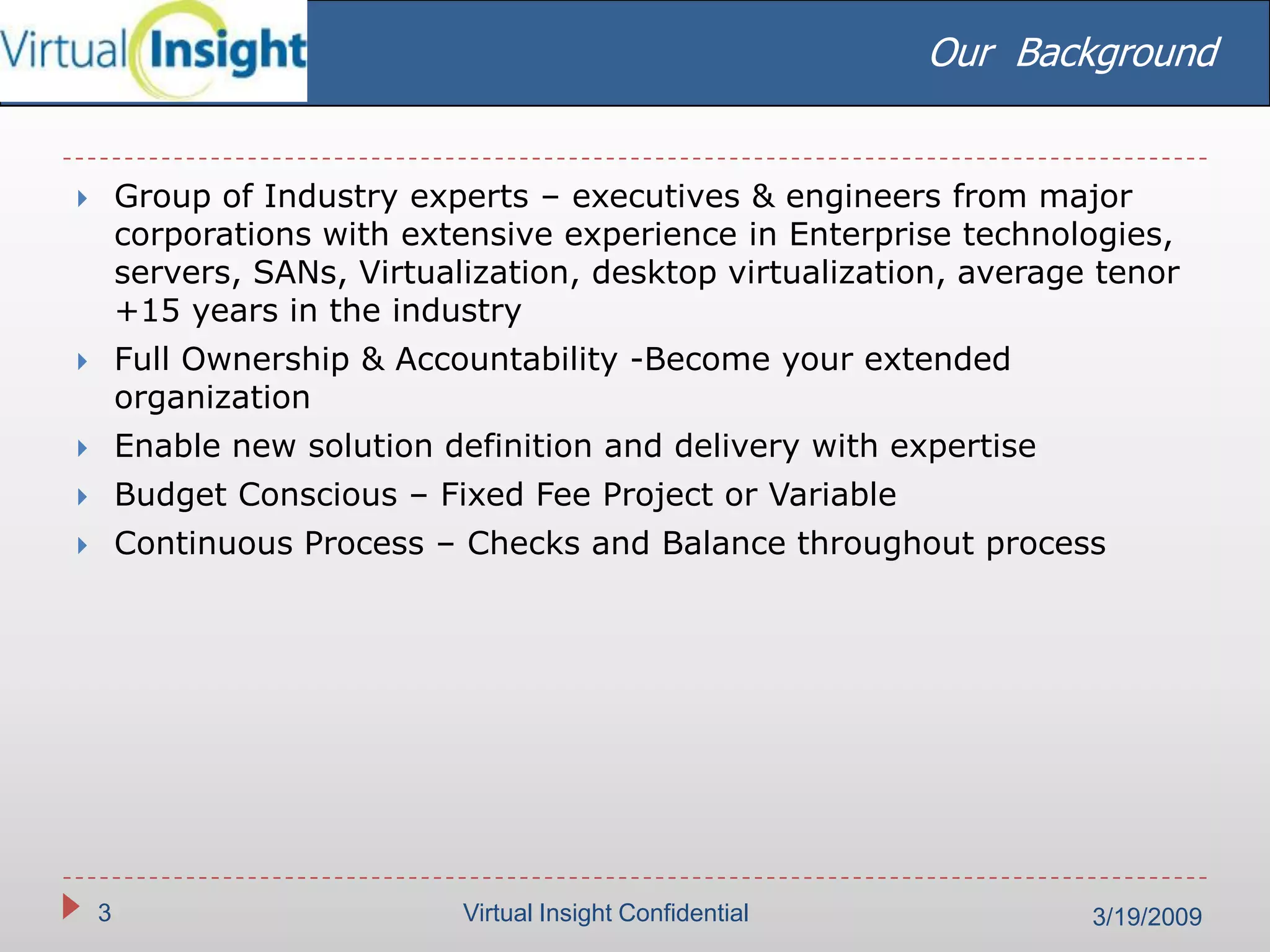Virtual Insight Linked In Wi 2003