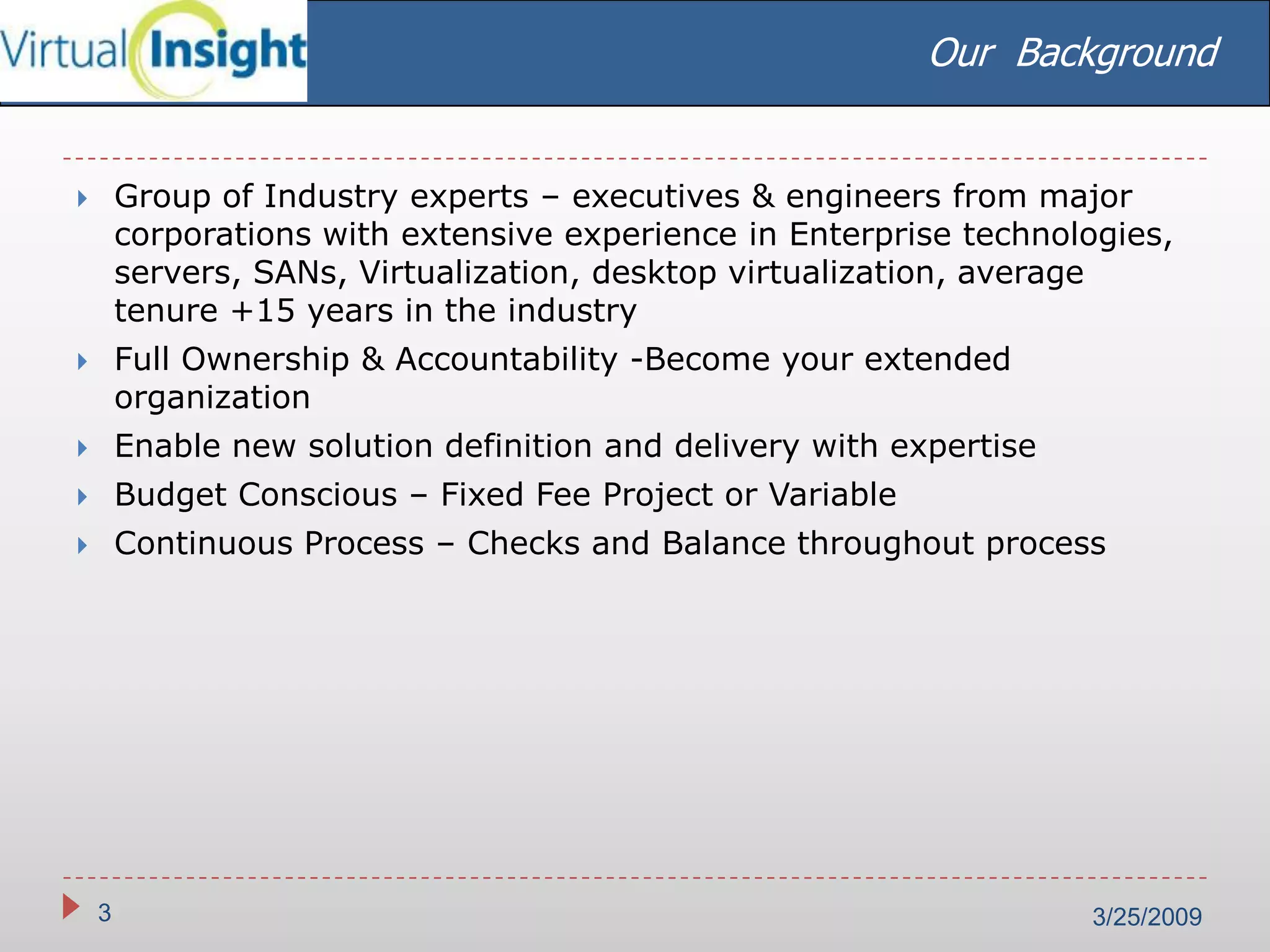 Virtual Insight Linked In Wi 2003