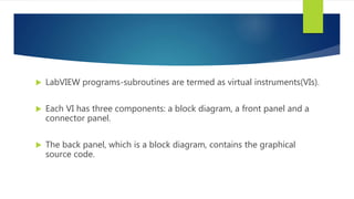 Virtual instrumentation | PPTX | Computing | Technology & Computing