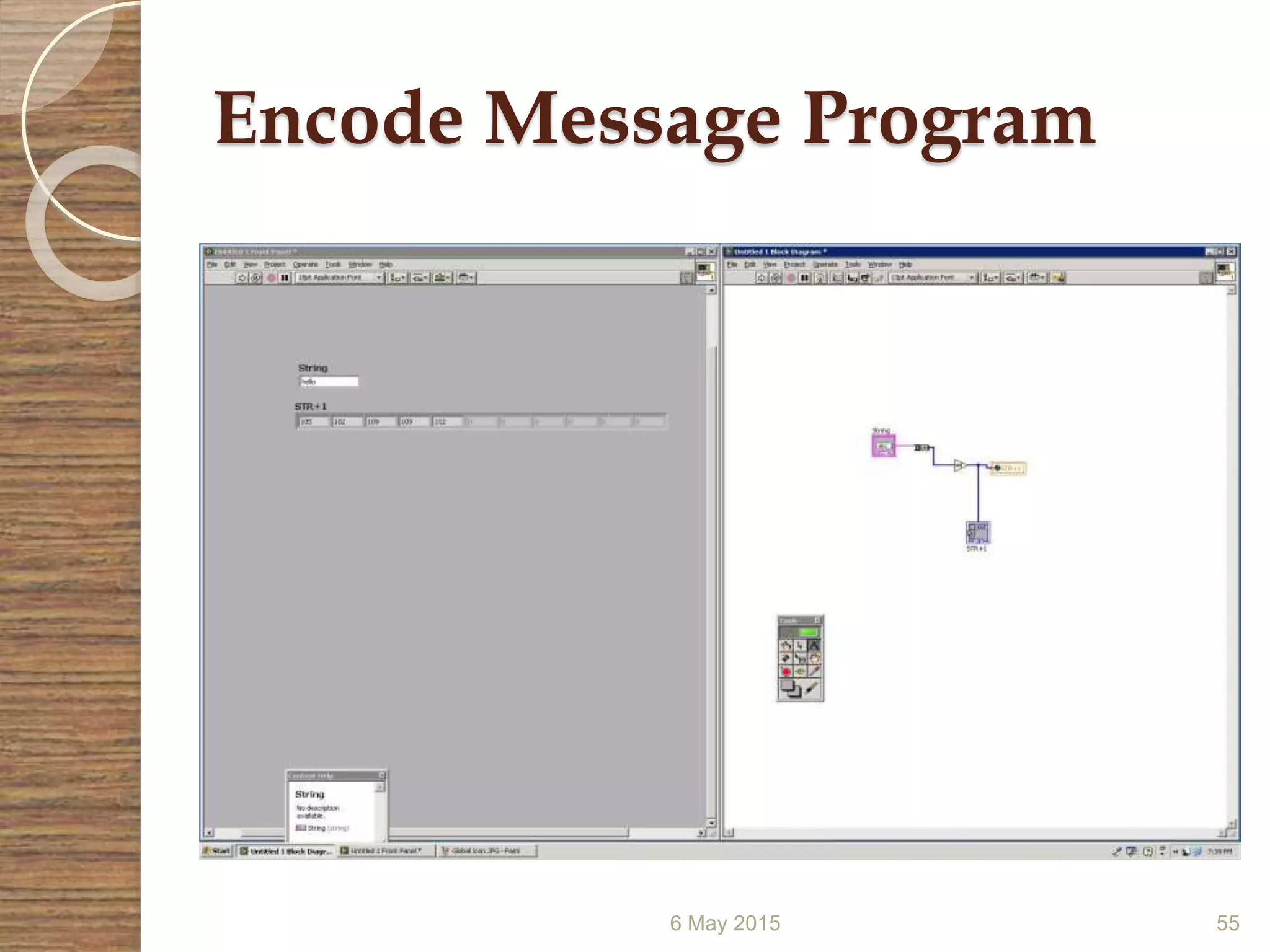 Encode Message Program
6 May 2015 55
 