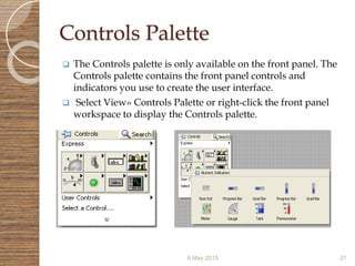 Virtual instrumentation (LabVIEW) | PPTX