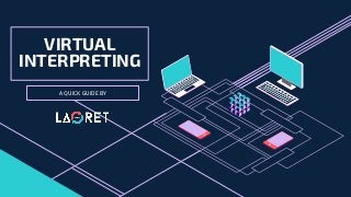 VIRTUAL
INTERPRETING
A QUICK GUIDE BY
 