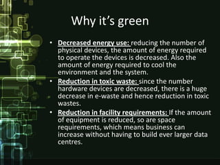 Virtualization in green computing | PDF | Desktops | Computing
