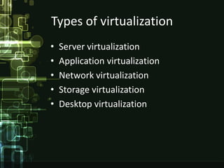 Virtualization in green computing | PDF | Desktops | Computing