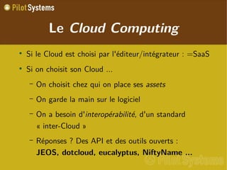 Virtualisation Cloud Computing Saas Open Source
