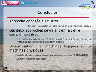 Virtualisation par logiciels libres