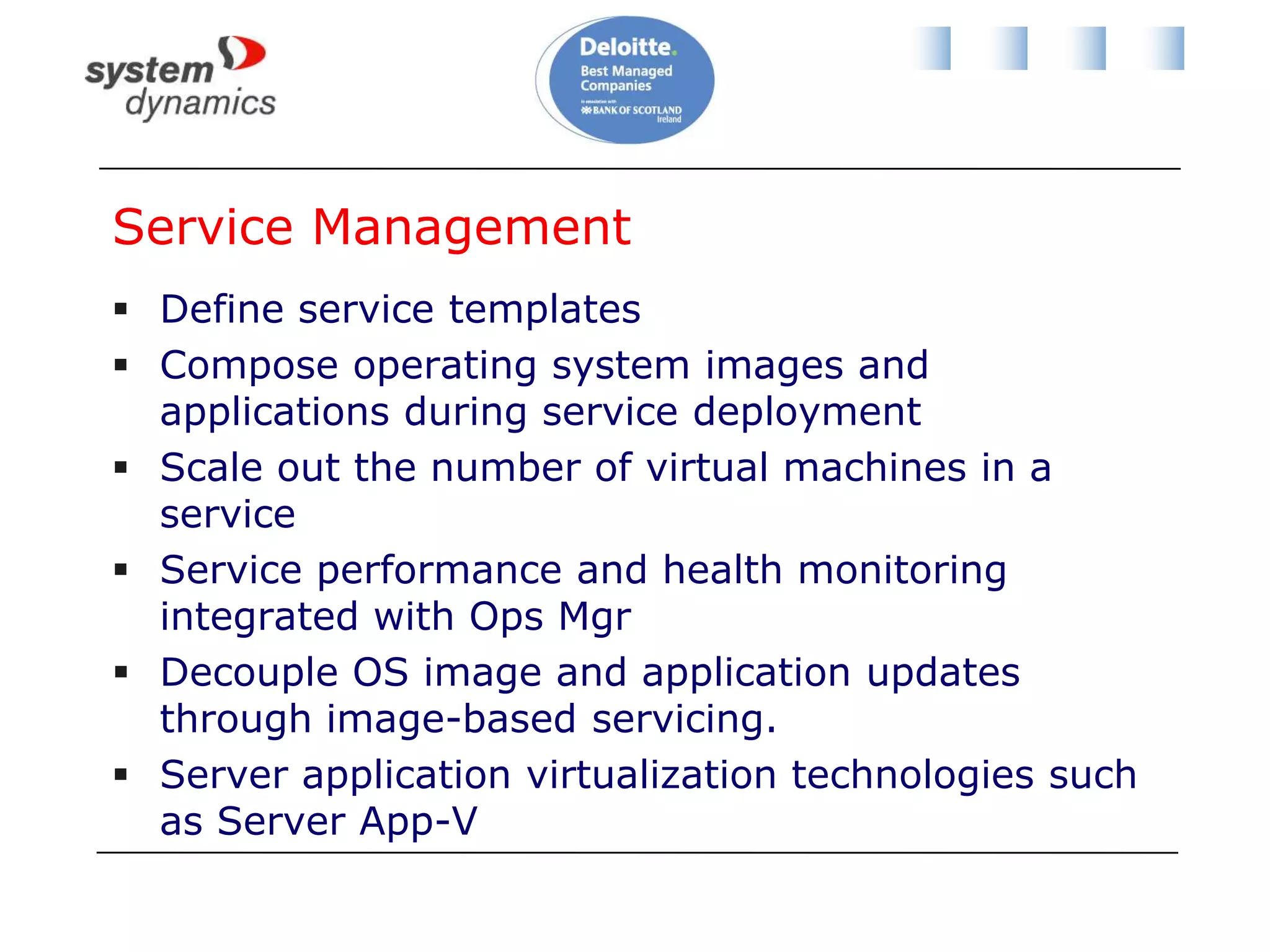 SCVMM 2012 BetaSystem Center Virtual Machine Manager 2012 BetaA big leap forward!