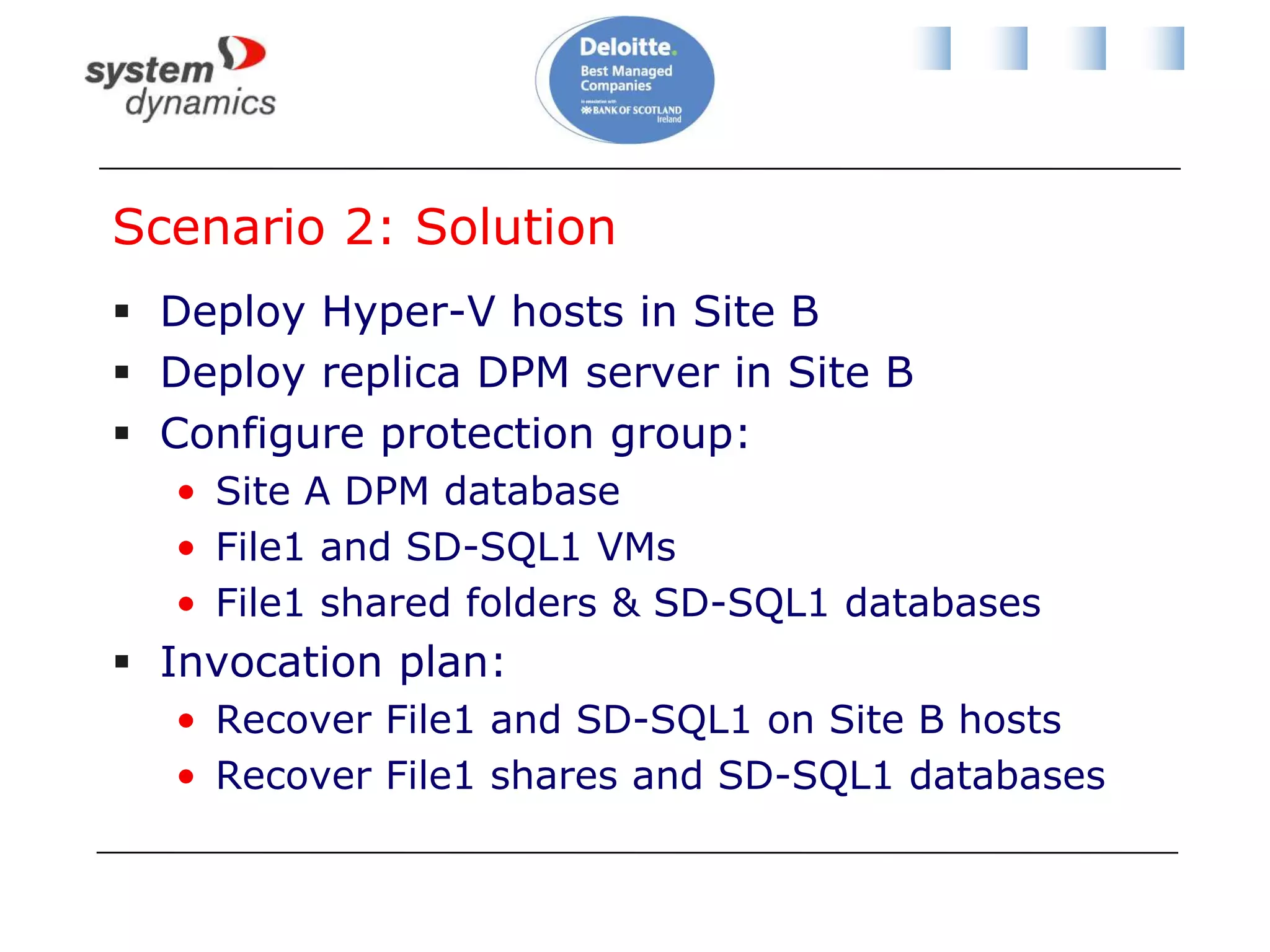 Site-to-Site Replication