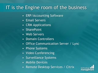 System improvement reviewsLiam WaltonTechnology Overview