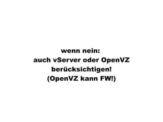 Virtualisierung 2008/2009 - eine Standorbestimmung