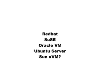 Virtualisierung 2008/2009 - eine Standorbestimmung