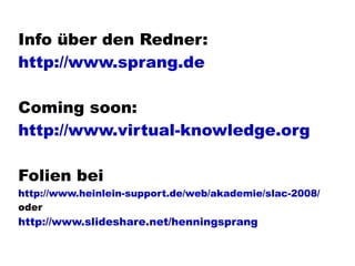 Virtualisierung 2008/2009 - eine Standorbestimmung