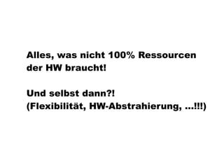 Virtualisierung 2008/2009 - eine Standorbestimmung