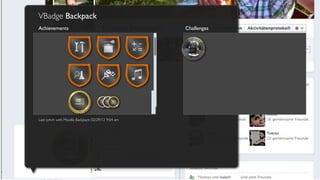 VBadge Backpack
Achievements                                                                Challenges




Last synch with Mozilla Backpack 02/29/12 9:04 am


                   Thomas has been awarded Video Badge Advanced Editor by
                   Gamezombie TV.
 