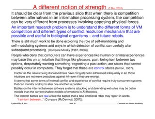 A different notion of strength (5 Dec 2010)
It should be clear from the previous slide that when there is competition
betw...