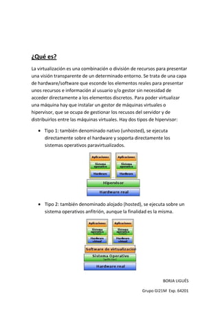Ventajas de la virtualización