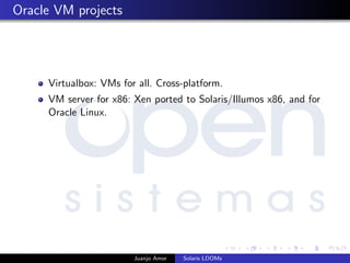 Virtualization - Solaris LDOMs - OpenSistemas | PDF