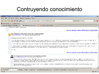 Contruyendo conocimiento 