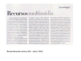 Revista Revenda número 262 – Julho / 2012
 