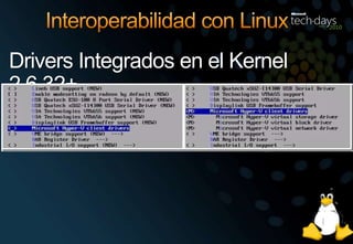 Interoperabilidad con LinuxDrivers Integrados en el Kernel 2.6.32+