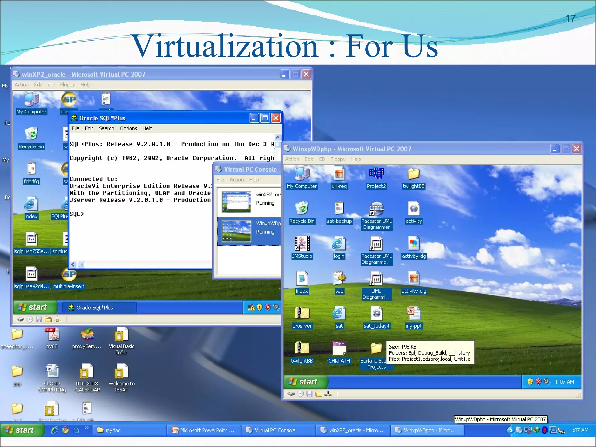 Virtualization : For Us 