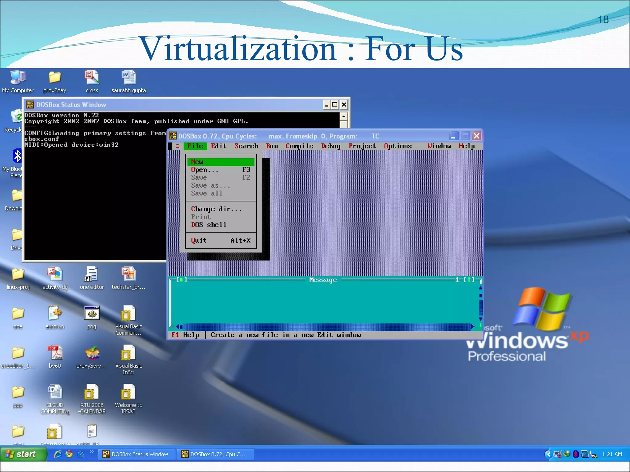 Virtualization : For Us 