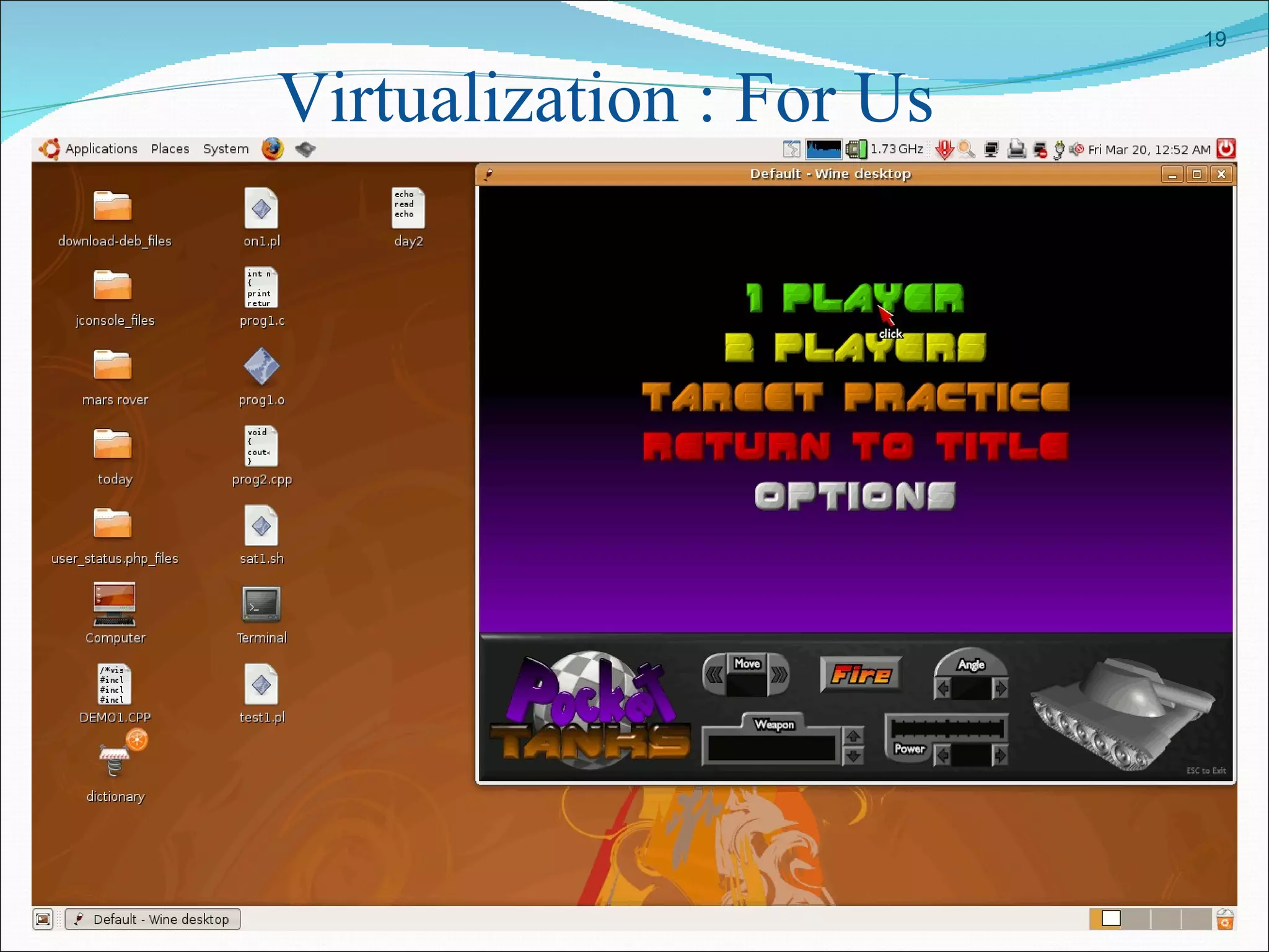 Virtualization : For Us 