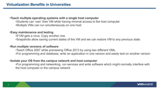 Virtualization using VMWare Workstation | PPTX