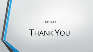 That’s All
THANKYOU
 