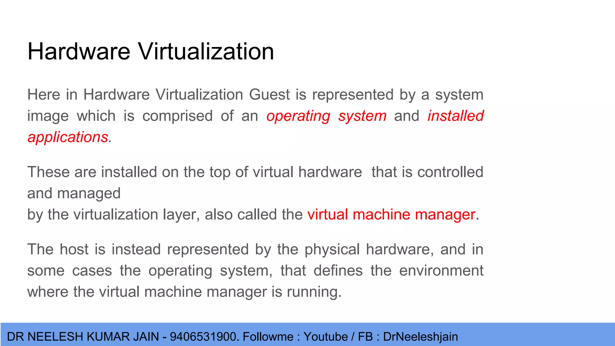 Virtualization in Cloud Computing and Machine reference Model | PPTX