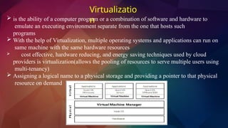 Virtualization and its types, Hypervisor and its types.pptx