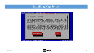 Installing Xen Server
5/21/2018 14
 