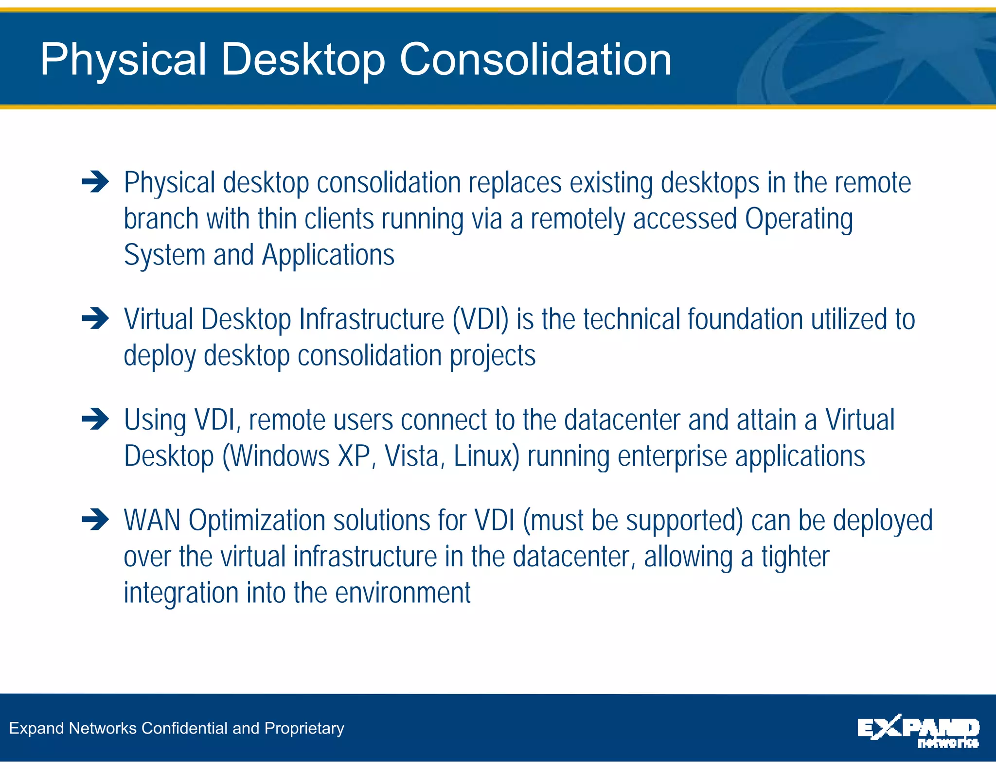 Virtualization and WAN Optimization | PPT