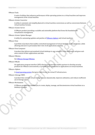 Virtualization - An Introduction (Study Notes) | PDF