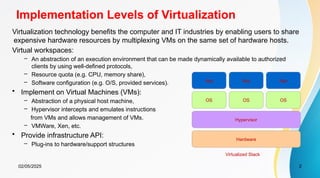 VIRTUALIZATION-IMPLEMENTATION.pptx-TYPES | PPT