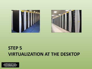Step 5Virtualization at the Desktop