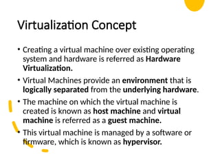 Virtualization Cloud computing technology | PPTX